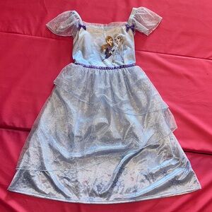 Disney Frozen Sparkling Blue Nightgown.  Size 6X.